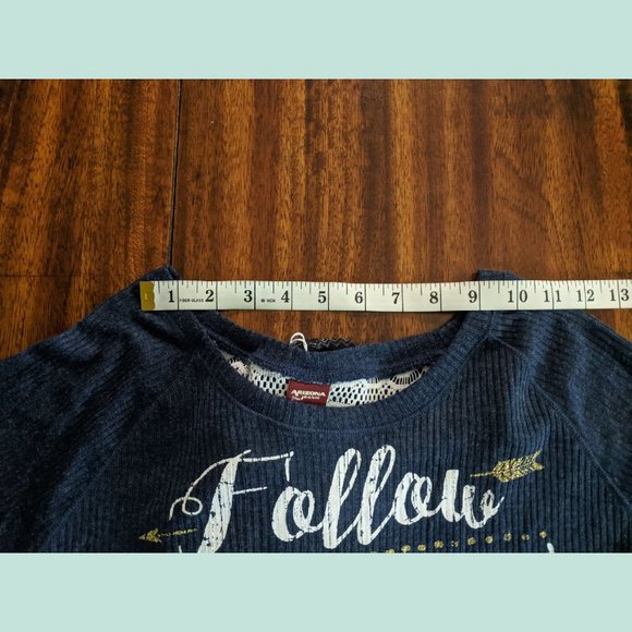 NWT ARIZONA JEANS Long Sleeve Top And Scarf Top Set Size XL - Picture 5 of 16